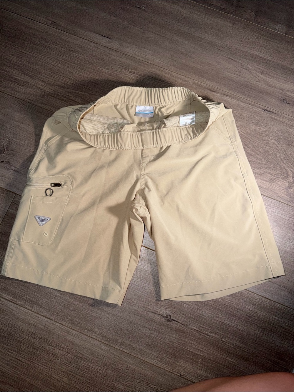Men's Lightweight Beige Performance Shorts